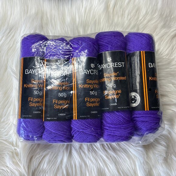 Lot of 10 Baycrest Sayelle Yarn - Picture 1 of 6